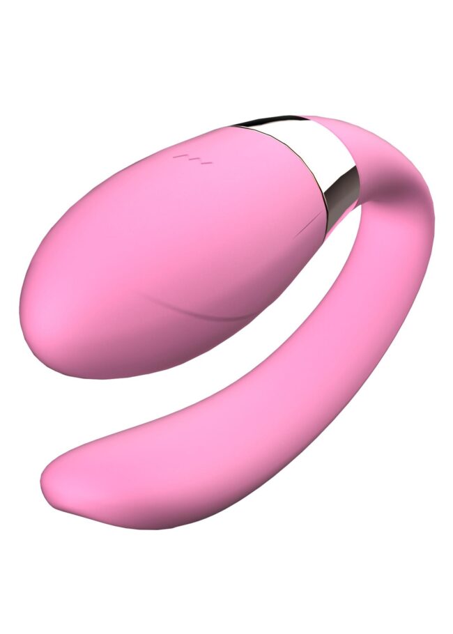 Boss Series párový vibrátor na diaľkové ovládanie V-Vibe Pink USB 7 funkcií – Obrázok 4