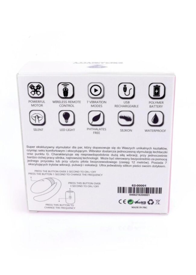 Boss Series párový vibrátor na diaľkové ovládanie V-Vibe Pink USB 7 funkcií – Obrázok 11