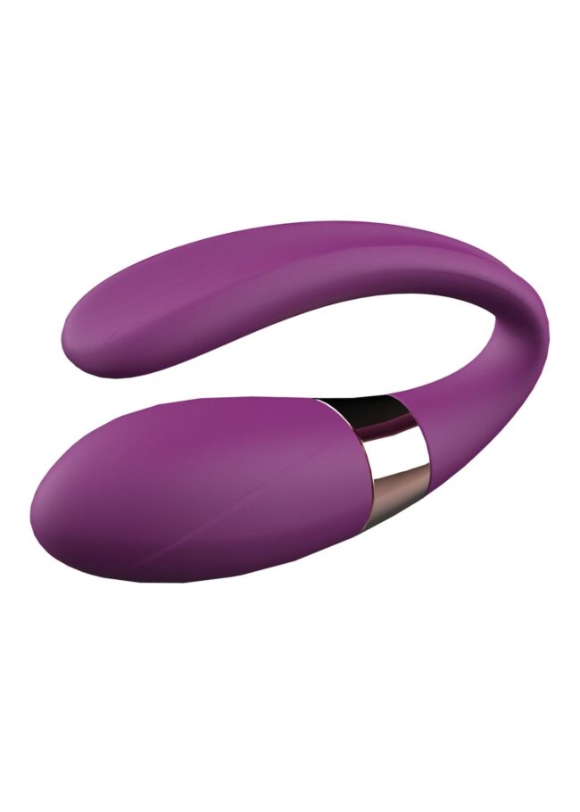 Boss Series párový vibrátor V-Vibe Purple USB 7 funkcií – Obrázok 3