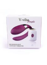 Boss Series párový vibrátor V-Vibe Purple USB 7 funkcií – Obrázok 8
