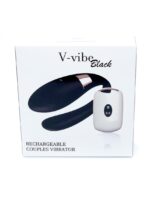 Boss Series párový vibrátor V-Vibe Black USB 7 funkcií – Obrázok 12
