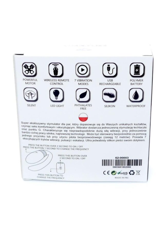 Boss Series párový vibrátor V-Vibe Black USB 7 funkcií – Obrázok 13
