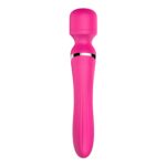 Boss Series-Silicone Dual Massager Pulsator USB 7+7 funkcií ružový – Obrázok 6