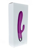 Silikónový vibrátor a pulzátor Purple USB 7+7 Funkcií / Ohrev – Obrázok 16