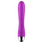 Silikónový vibrátor a pulzátor Purple USB 7+7 Funkcií / Ohrev – Obrázok 15