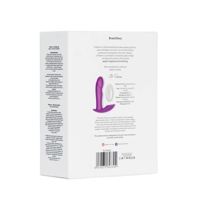 Boss Series-Silicone Panty Vibrator USB 7 Function / Heating / Impact function – Obrázok 9