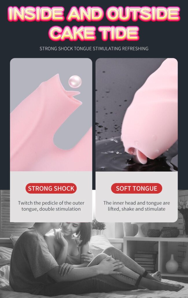 Vibrátor USB 7 Function and Thrusting Function / Heating, pink – Obrázok 8