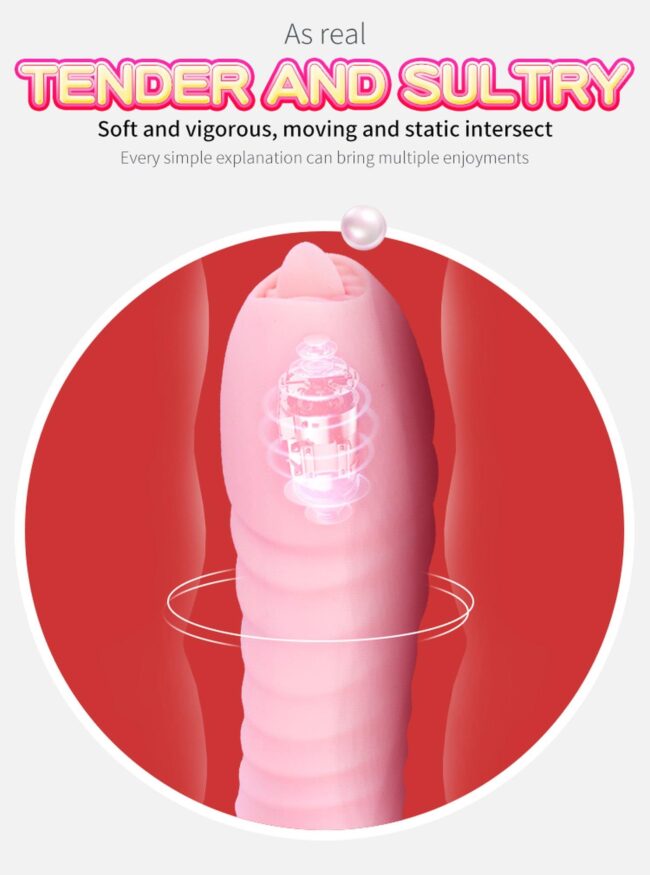 Vibrátor USB 7 Function and Thrusting Function / Heating, pink – Obrázok 12