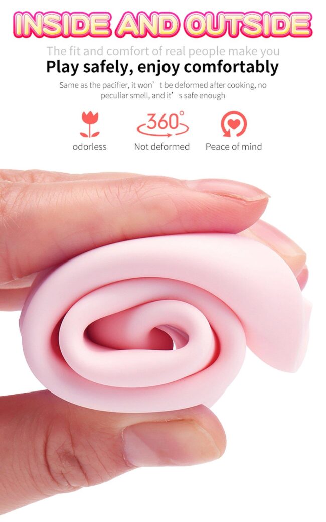 Vibrátor USB 7 Function and Thrusting Function / Heating, pink – Obrázok 14