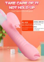 Vibrátor USB 7 Function and Thrusting Function / Heating, pink – Obrázok 15