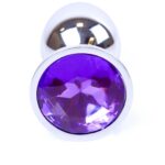 Jewellery Silver PLUG- Purple