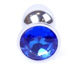 Jewellery Silver PLUG- Dark Blue