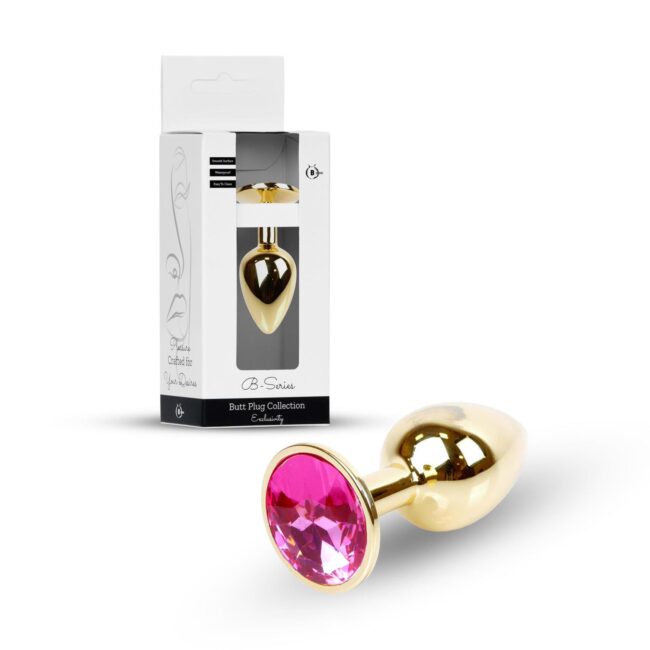 Análny kolík Jewellery Gold PLUG - Pink – Obrázok 9