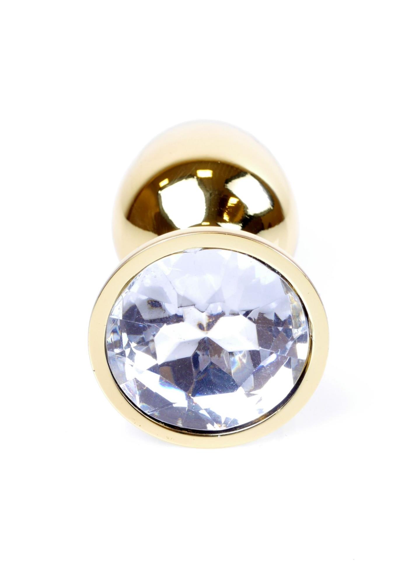 64-00021_1 Jewellery Gold PLUG- Clear – Obrázok 1