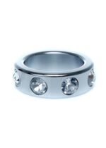 Metal Cock Ring with Cristal Diamonds small – Obrázok 4