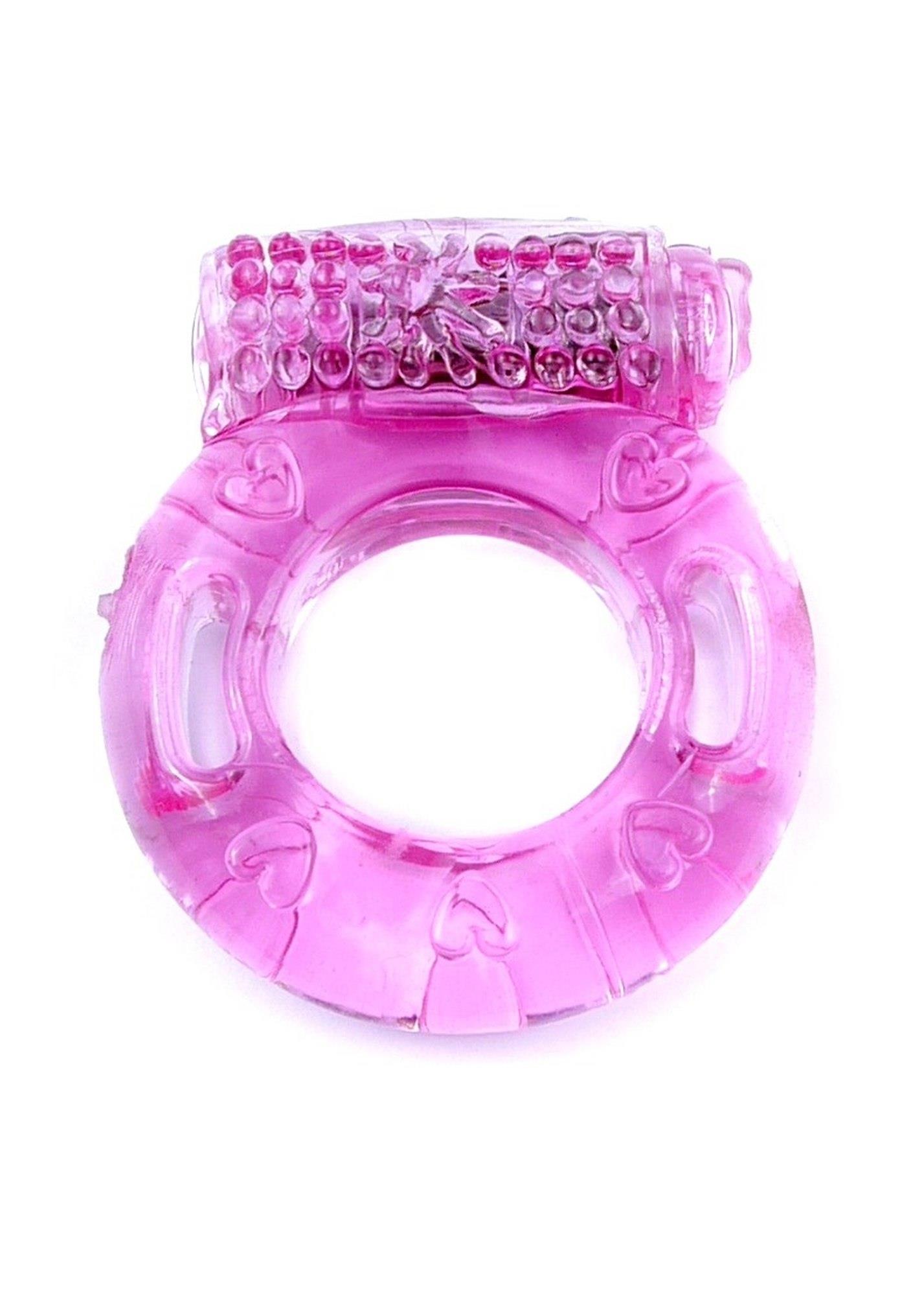 67-00038 Vibrating CockRing Pink – Obrázok 1