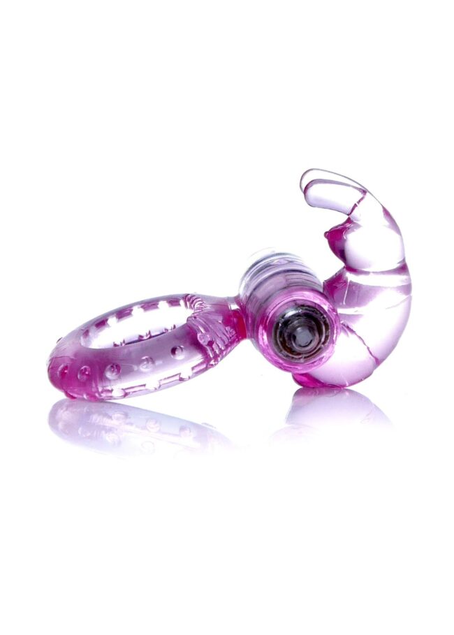 Rabbit Vibro CockRing Pink – Obrázok 3