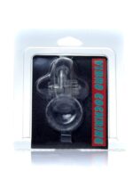 Vibračný krúžok Rabbit Vibro CockRing Clear – Obrázok 7