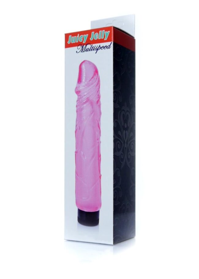 Vibrátor Juicy Jelly - Multispeed Pink – Obrázok 6