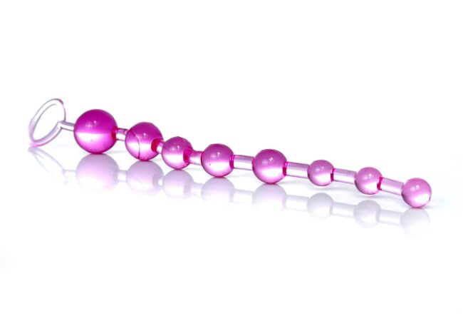 Jelly Anal 10 Beads Pink – Obrázok 2