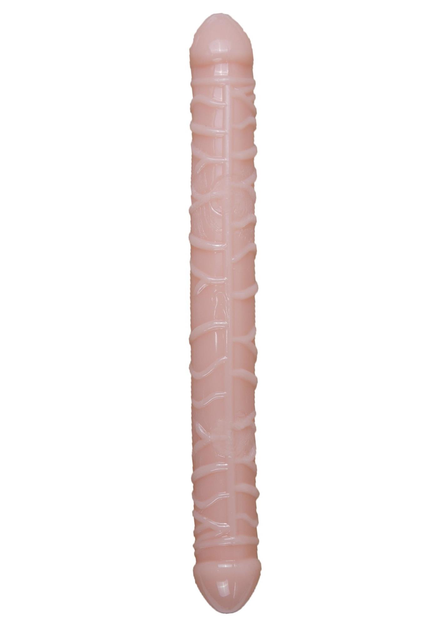 67-00088 Dildo-Flexible Double Dong 33cm - Skin – Obrázok 1