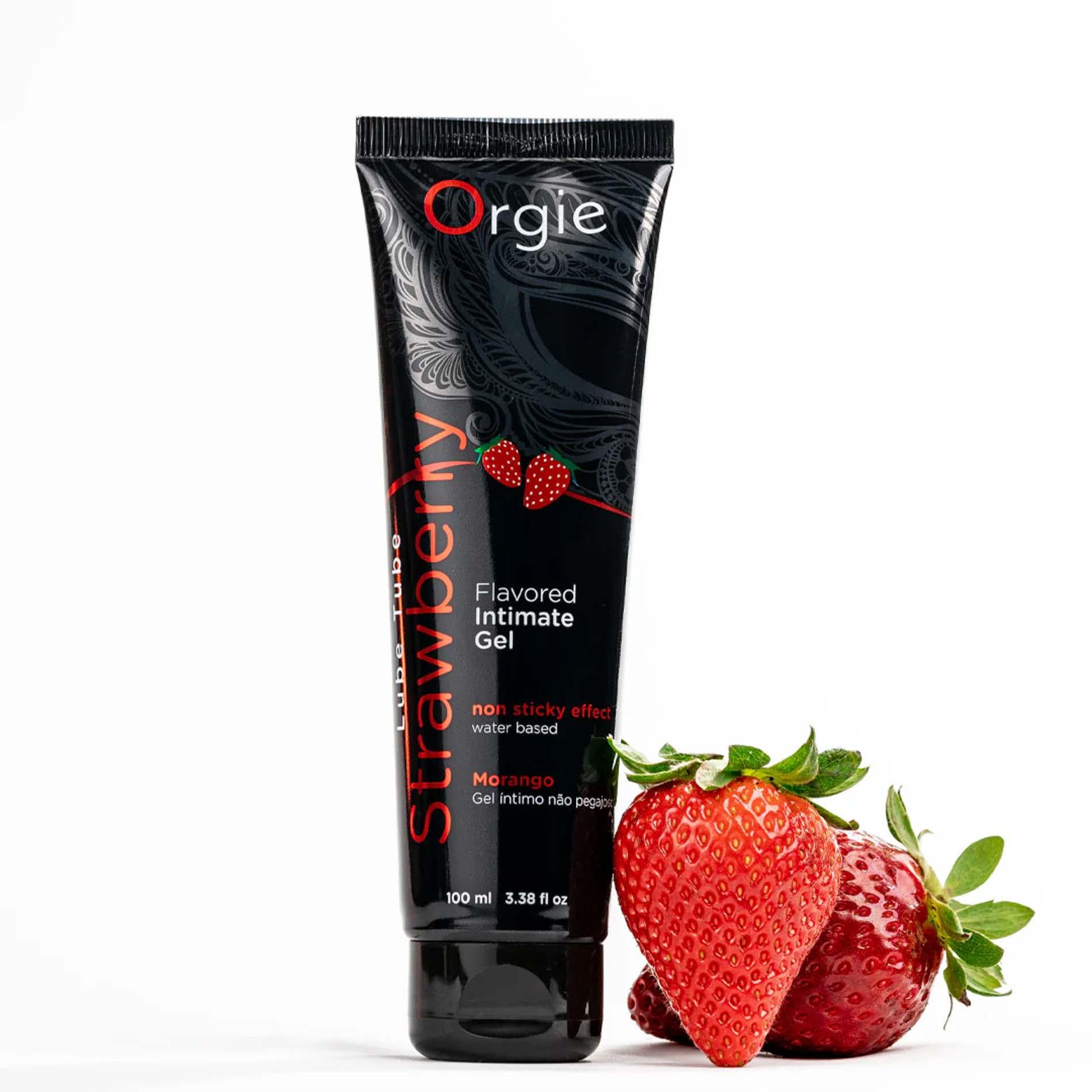 69-21104_01 Orgie Strawberry Water Based Lube 100ml – Obrázok 1