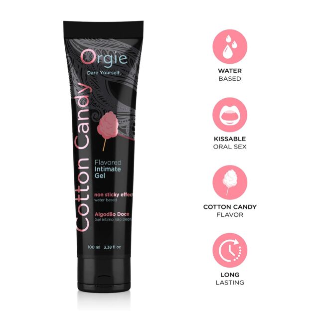 Orgie Lube Tube Cotton Candy 100ml – Obrázok 4