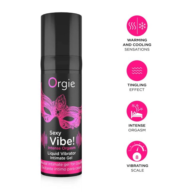 Orgie Sexy Vibe !  Intense Orgasm Liquid Vibrator- 15 ml – Obrázok 4
