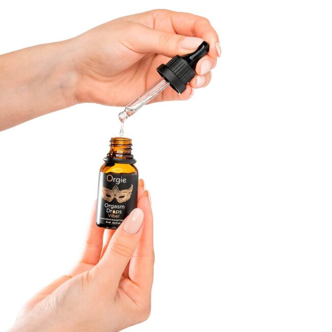 ORGIE Orgasm Drops Vibe Peach Flavor 15 ml – Obrázok 4