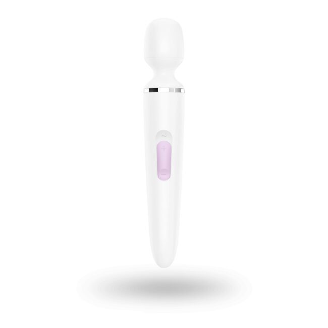 Satisfyer Wand-er Woman (White/Chrome) – Obrázok 2