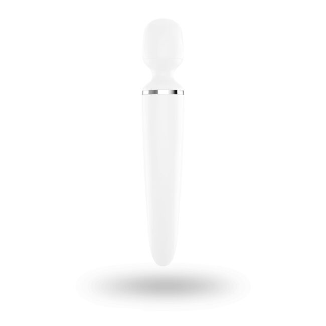 Satisfyer Wand-er Woman (White/Chrome) – Obrázok 3