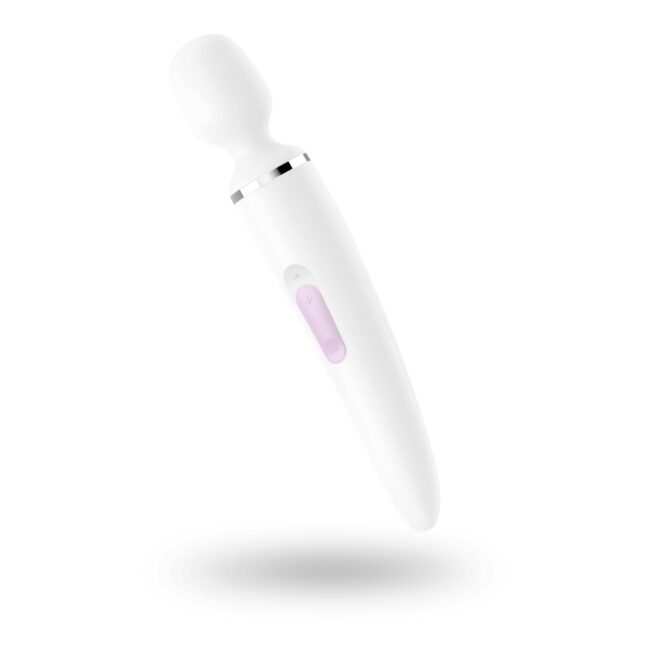 Satisfyer Wand-er Woman (White/Chrome) – Obrázok 5