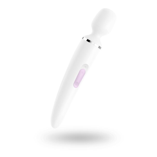 Satisfyer Wand-er Woman (White/Chrome) – Obrázok 6