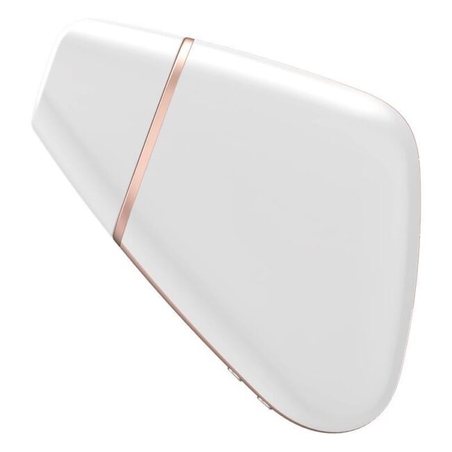 Satisfyer Love Triangle Air Pulse Stimulator + Vibration White – Obrázok 3
