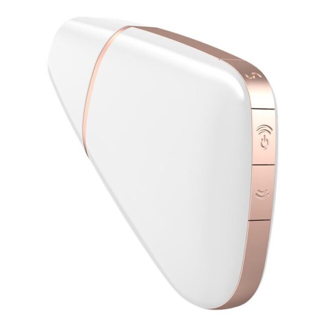 Satisfyer Love Triangle Air Pulse Stimulator + Vibration White – Obrázok 4