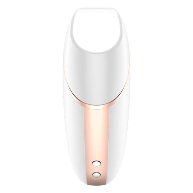Satisfyer Love Triangle Air Pulse Stimulator + Vibration White – Obrázok 5