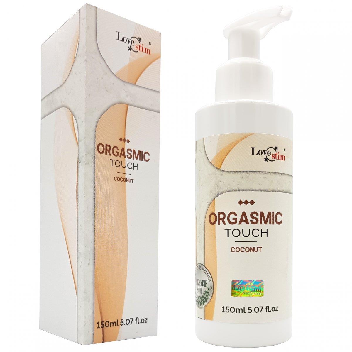 731-00079 Masážny gél ORGASMIC TOUCH COCONUT 150 ml – Obrázok 1