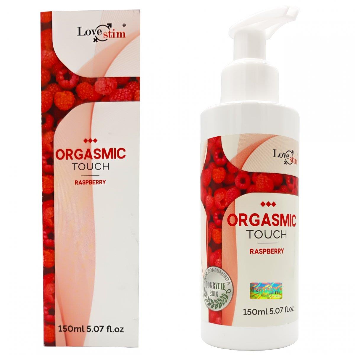 731-00083 Gél ORGASMIC TOUCH RASPBERRY 150 ml – Obrázok 1