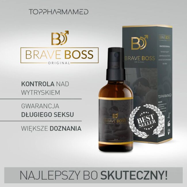BRAVE BOSS Original sprej na oddialenie ejakulácie 50 ml – Obrázok 8