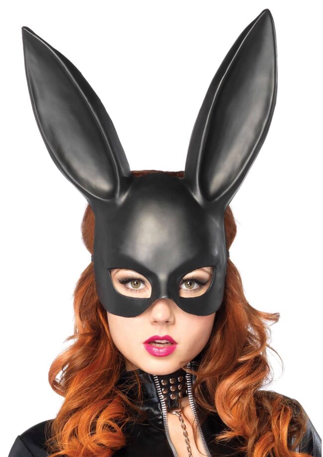 Maska MASQUERADE RABBIT MASK BLACK – Obrázok 2