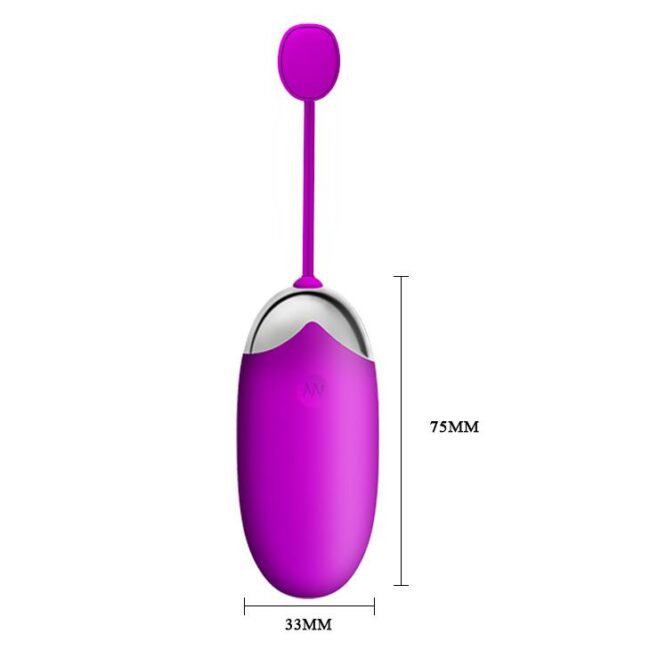 Vibračné vajíčko PRETTY LOVE - ABNER EGG 12 function vibračných funkcií,USB, APP – Obrázok 4