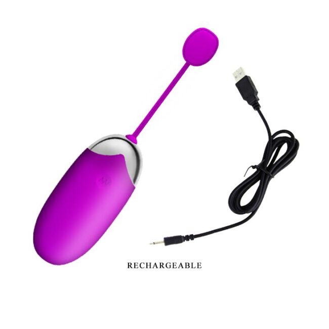 Vibračné vajíčko PRETTY LOVE - ABNER EGG 12 function vibračných funkcií,USB, APP – Obrázok 5