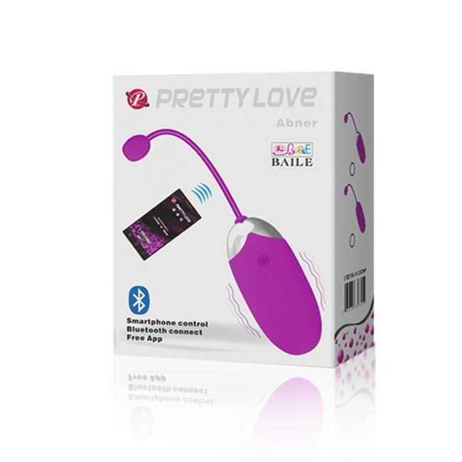 Vibračné vajíčko PRETTY LOVE - ABNER EGG 12 function vibračných funkcií,USB, APP – Obrázok 6