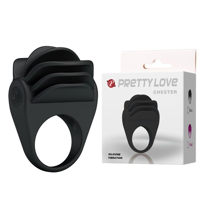 BI-210137 PRETTY LOVE - CHESTER vibračný krúžok – Obrázok 1
