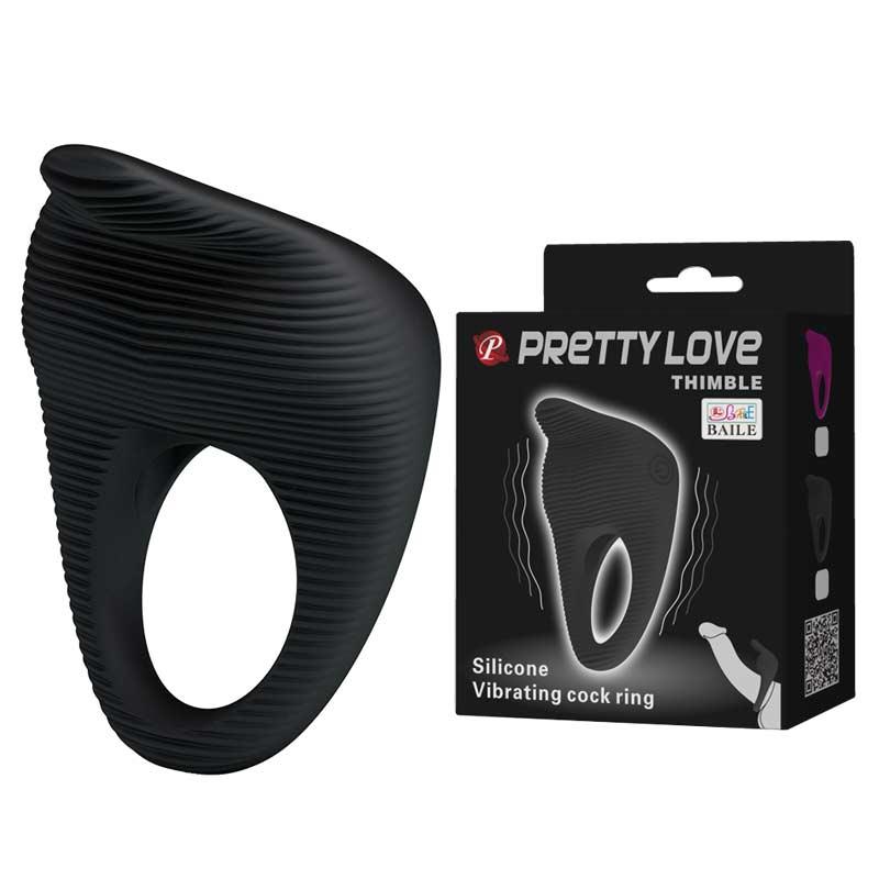 BI-210142 PRETTY LOVE - THIMBLE vibračný krúžok – Obrázok 1