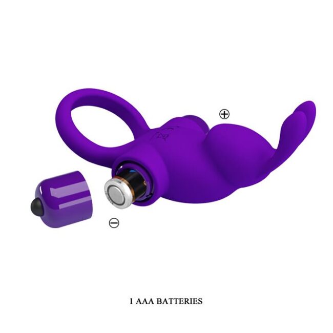 PRETTY LOVE - VIBRANT PENIS RING I fialový – Obrázok 7