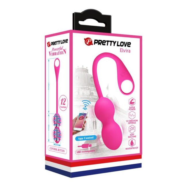 PRETTY LOVE ELVIRA Pink - Kegel balls – Obrázok 6