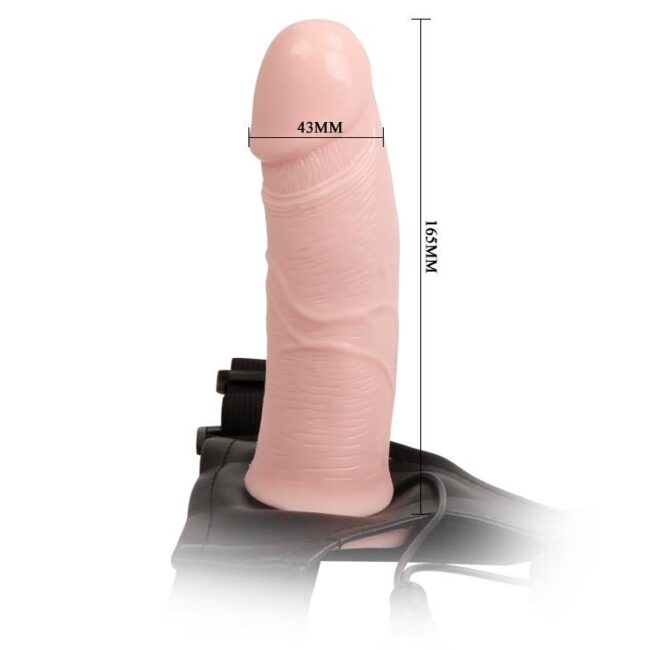 BAILE - Vibration Hollow Strap-on – Obrázok 5